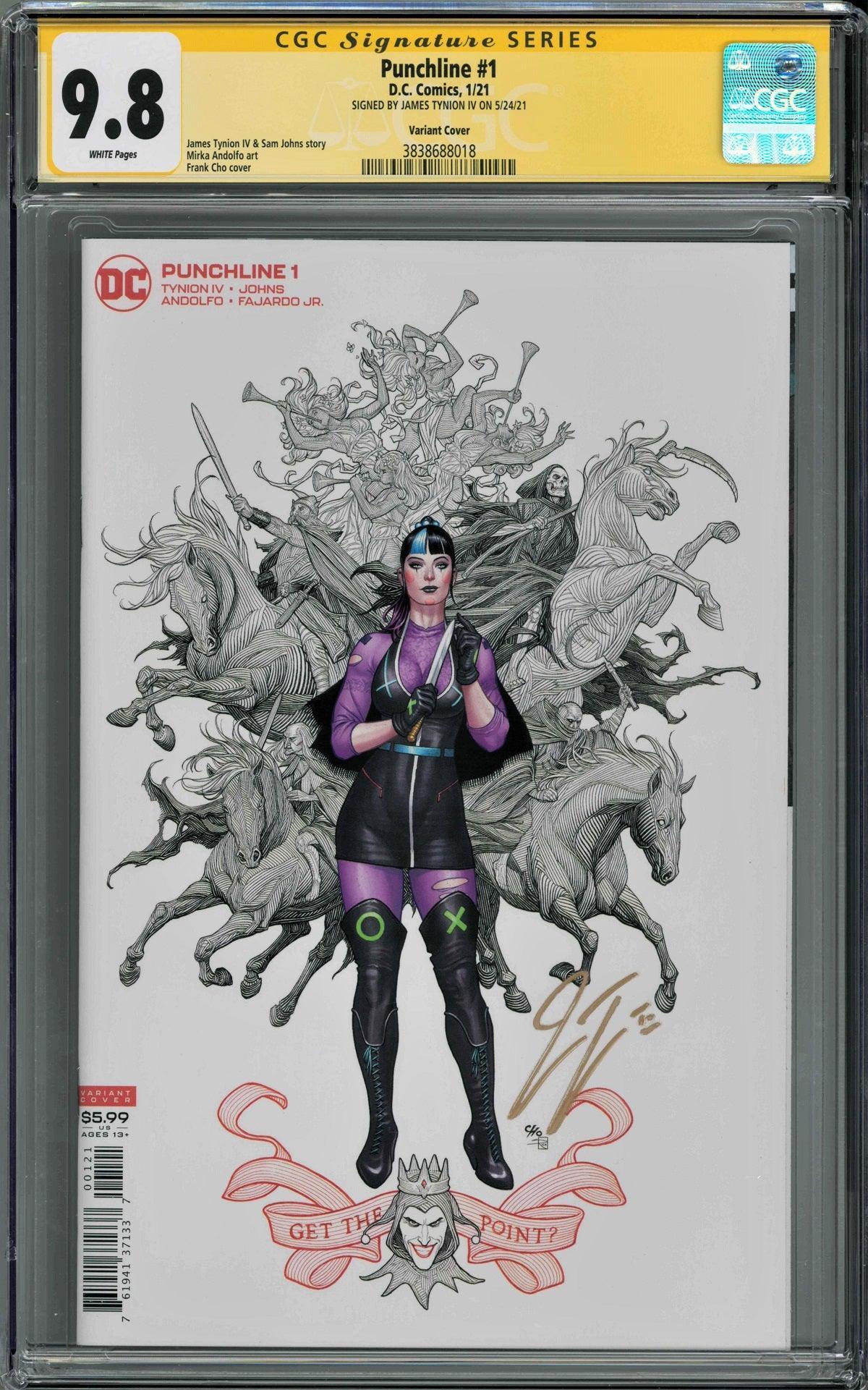 CGC PUNCHLINE #1 VARIANT COVER (9.8) SIGNATURE SERIES - SIGNED BY JAMES TYNION IV - Kings Comics
