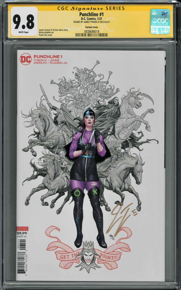 CGC PUNCHLINE #1 VARIANT COVER (9.8) SIGNATURE SERIES - SIGNED BY JAMES TYNION IV