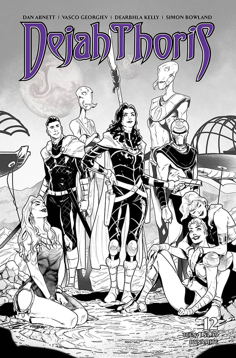 DEJAH THORIS VOL 3 #12 25 COPY GEORGIEV B&W INCV