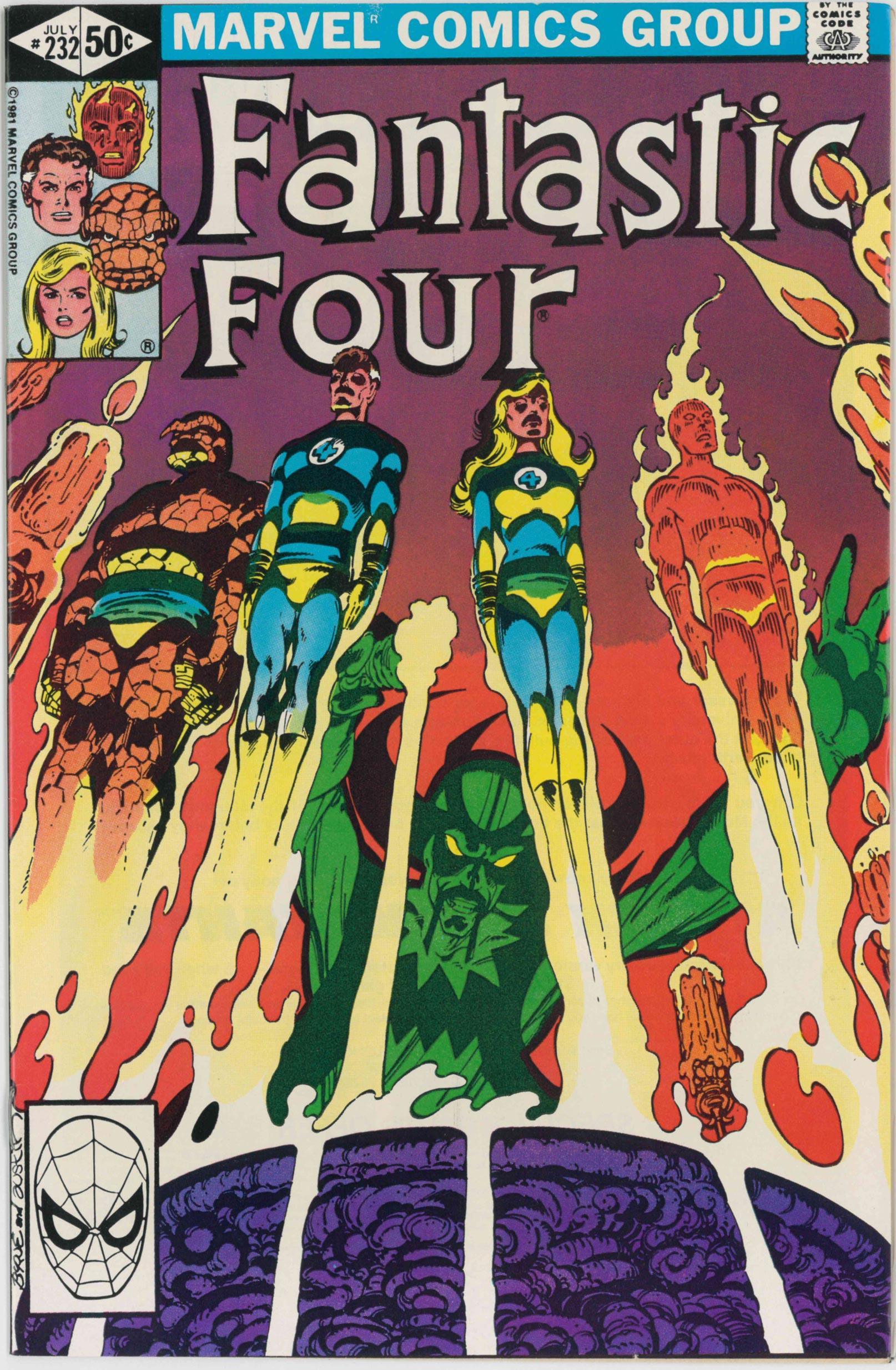 FANTASTIC FOUR (1961) #232 - SIGNED BY JOHN BYRNE - Kings Comics