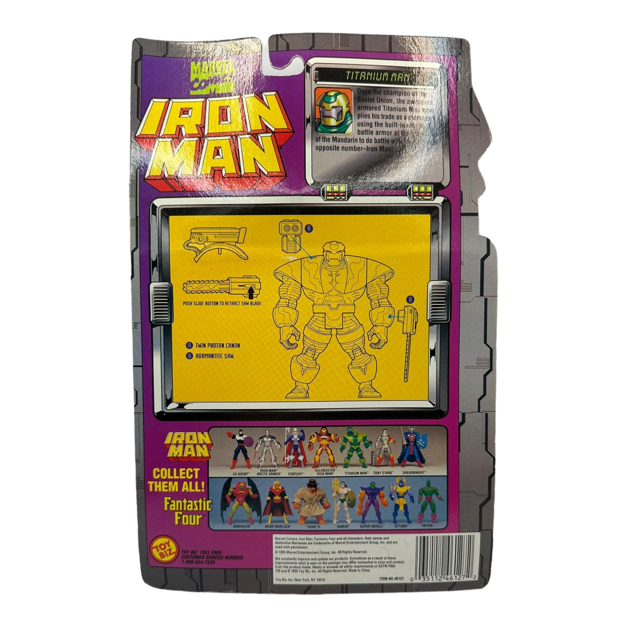 1995 TOYBIZ IRON MAN SERIES 3 TITANIUM MAN AF - Kings Comics