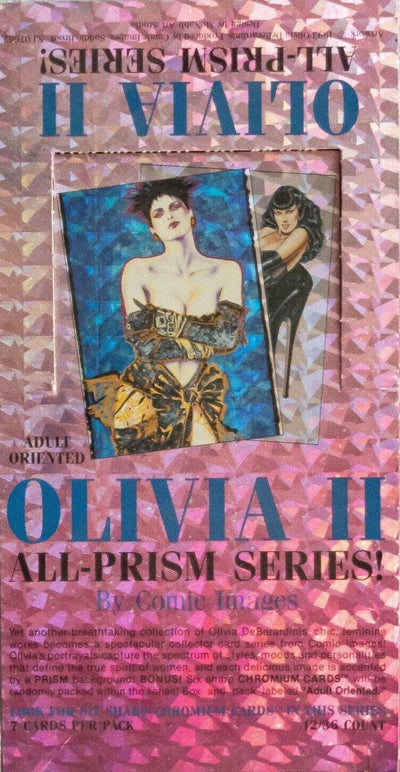 1993 COMIC IMAGES OLIVIA II PRISM CARD BOX ADULT 18+