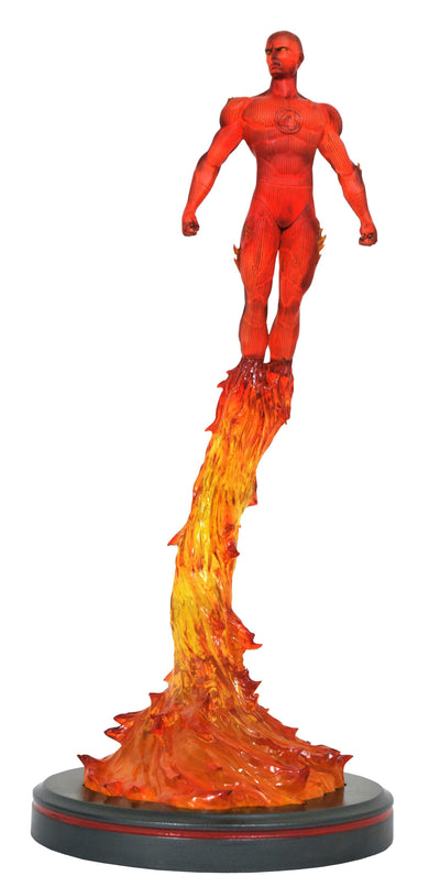 MARVEL PREMIER COLLECTION HUMAN TORCH STATUE