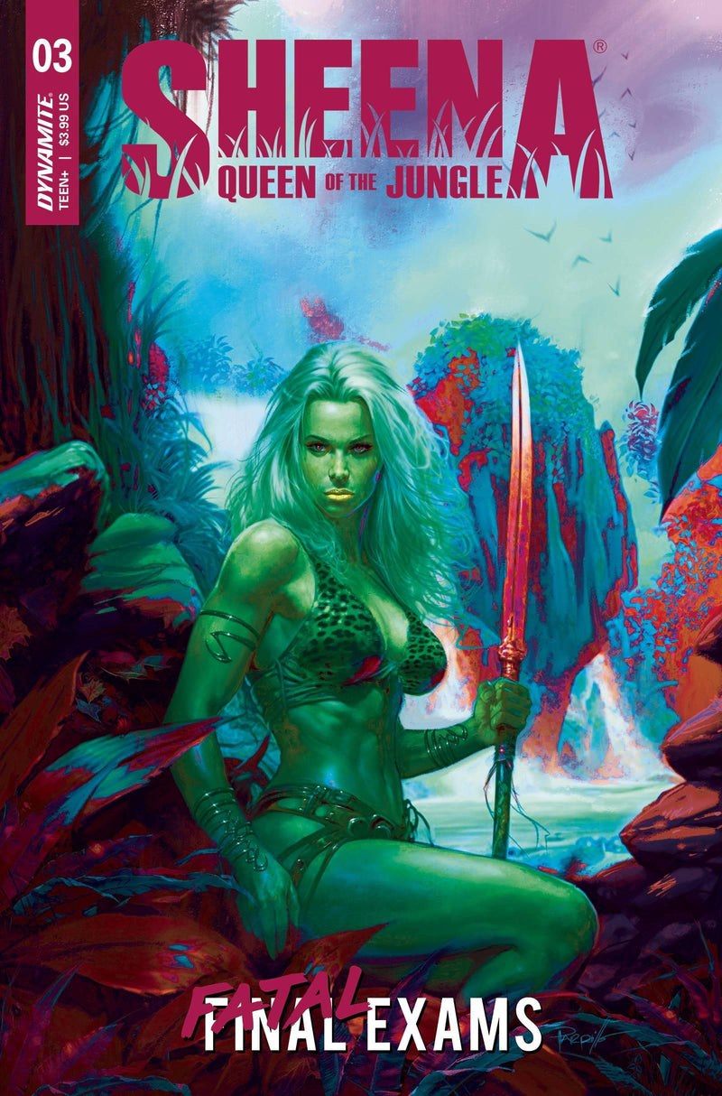 SHEENA QUEEN OF JUNGLE (2023) #3 CVR J FOC PARRILLO ULTRAVIOLET VAR