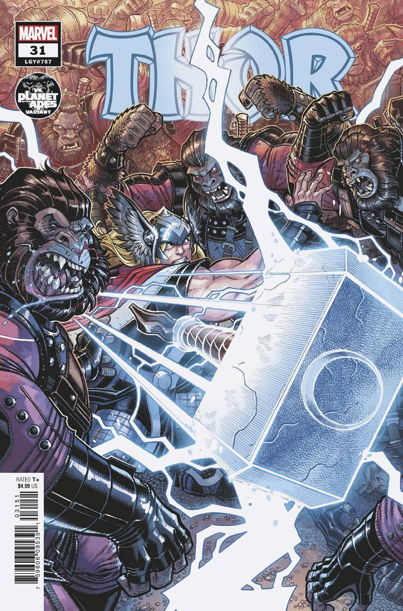 THOR VOL 6 (2020) #31 BRADSHAW PLANET OF APES VAR