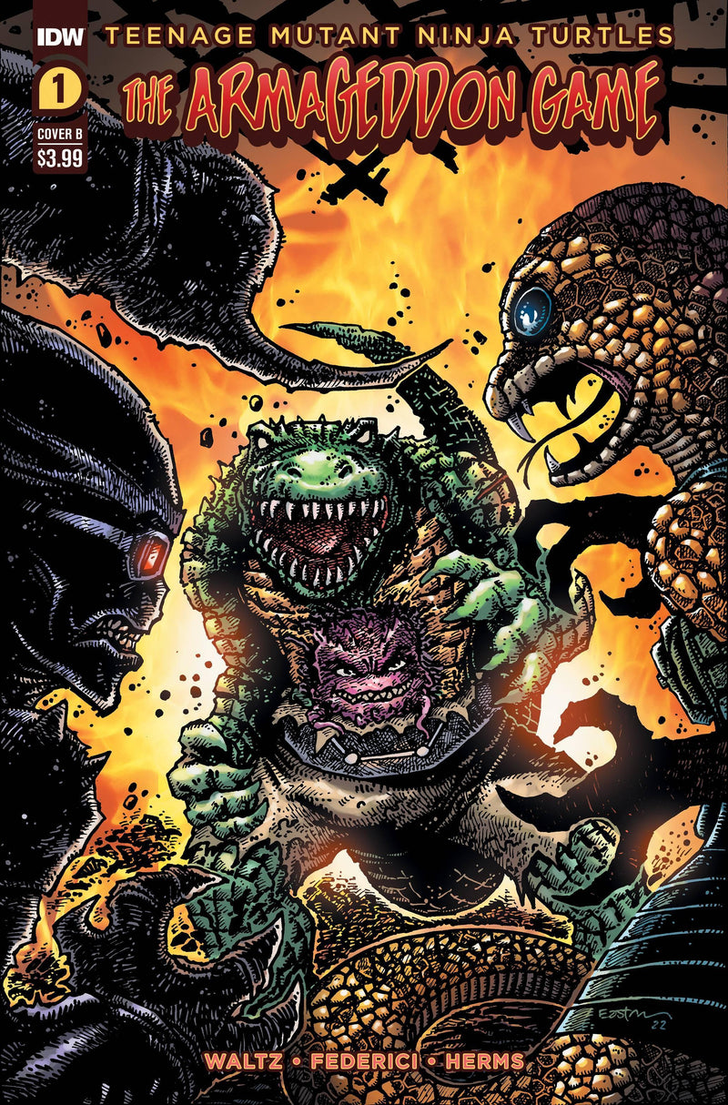 TMNT ARMAGEDDON GAME (2022) #1 CVR B EASTMAN
