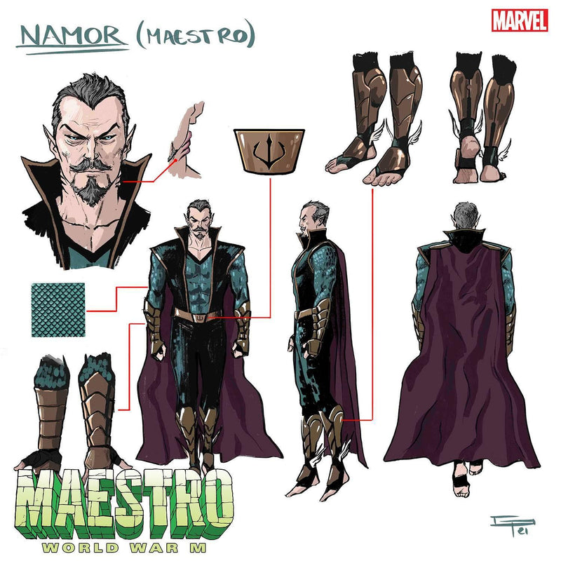 MAESTRO WORLD WAR M #4 10 COPY INCV PERALTA DESIGN VAR