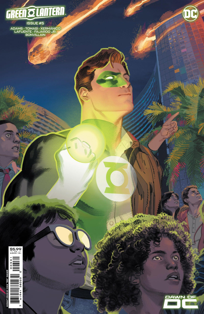 GREEN LANTERN (2023) #5 CVR B EVAN DOC SHANER CARD STOCK VAR
