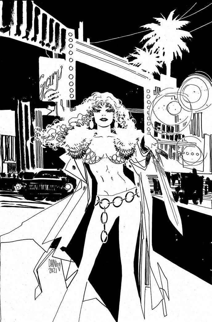 RED SONJA  #1 1982 ONE SHOT 11 COPY DANI B&W VIRGIN FOC INCV
