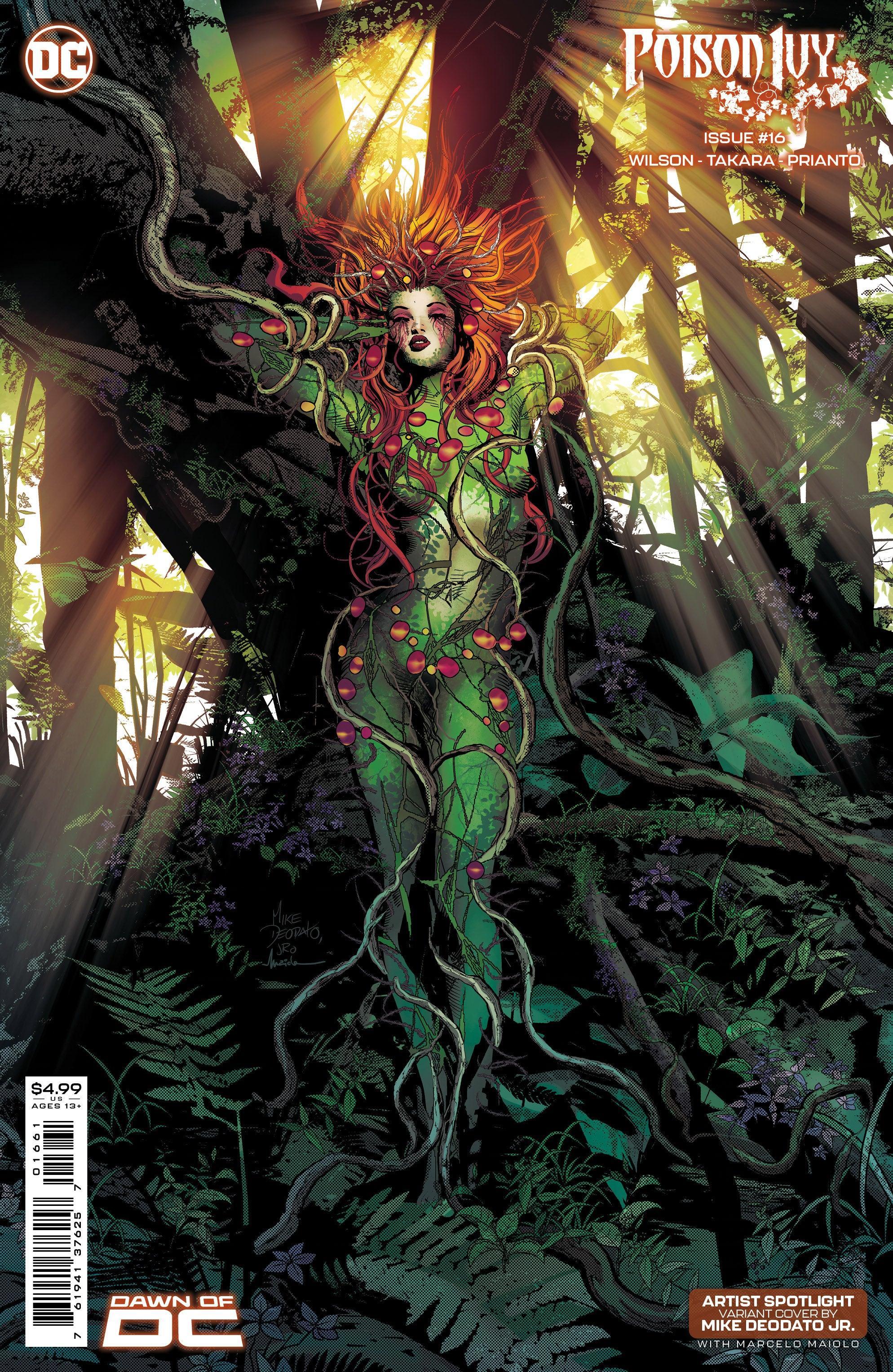 POISON IVY (2022) #16 CVR D MIKE DEODATO JR ARTIST SPOTLIGHT CARD STOCK VAR - Kings Comics