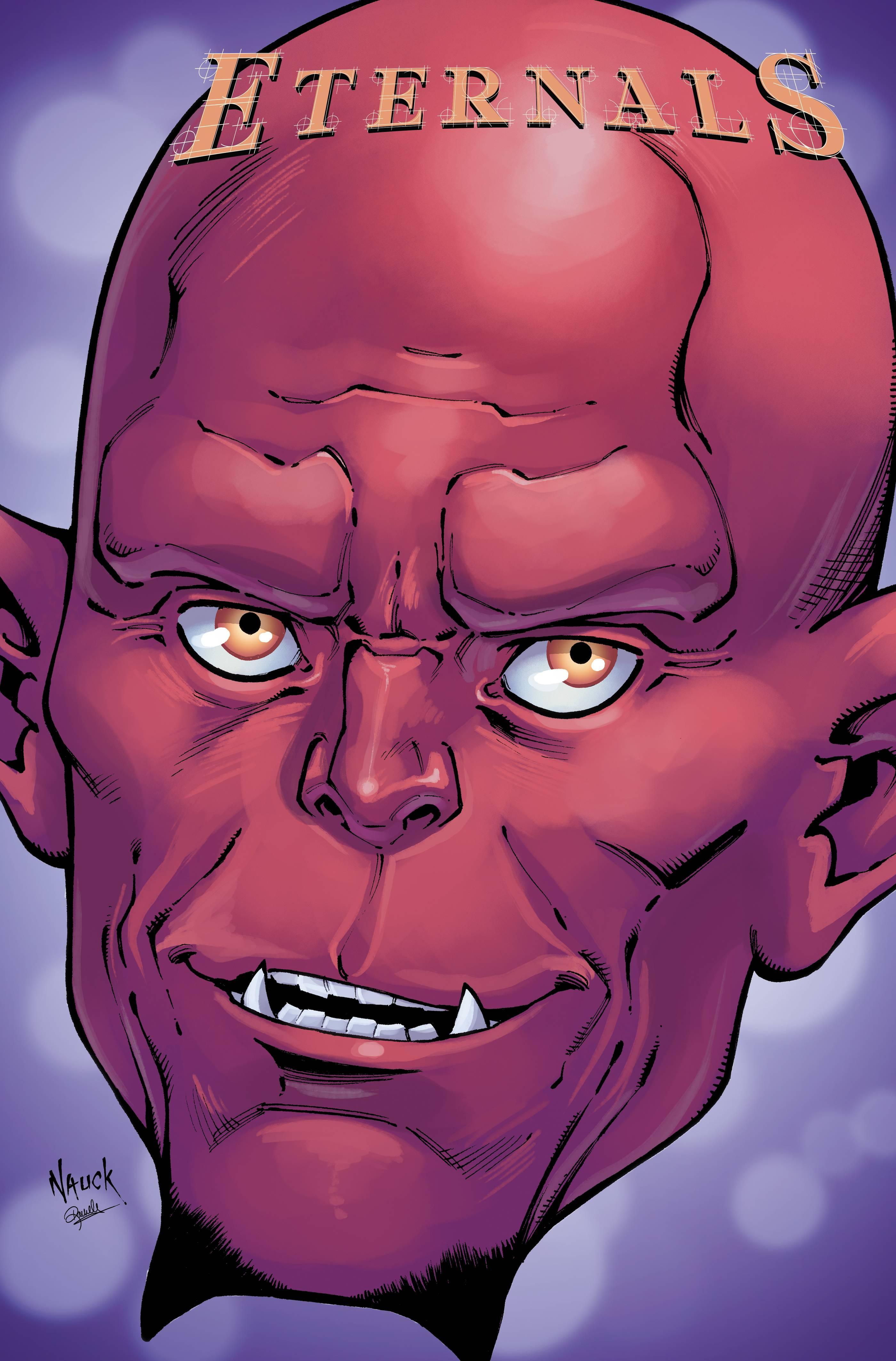 ETERNALS VOL 5 #9 NAUCK HEADSHOT VAR - Kings Comics