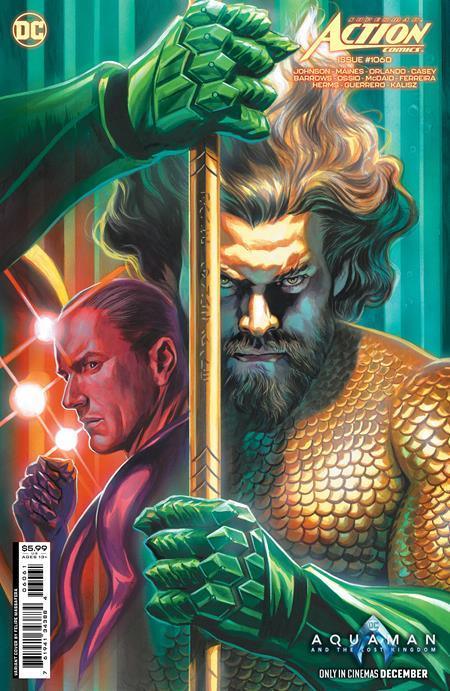 ACTION COMICS VOL 2 (2011) #1060 CVR D FELIPE MASSAFERA AQUAMAN AND THE LOST KINGDOM CARD STOCK VAR (TITANS BEAST WORLD) - Kings Comics