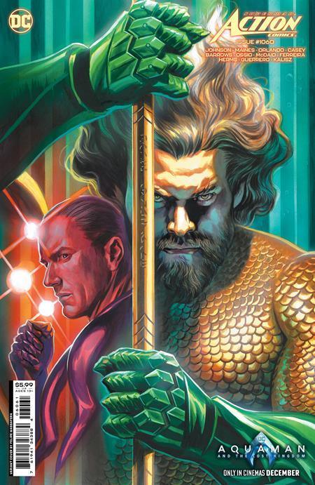 ACTION COMICS VOL 2 (2011) #1060 CVR D FELIPE MASSAFERA AQUAMAN AND THE LOST KINGDOM CARD STOCK VAR (TITANS BEAST WORLD)