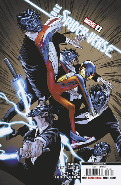 EDGE OF SPIDER-VERSE VOL 3 (2023) #3 2ND PTG HUMBERTO RAMOS VAR