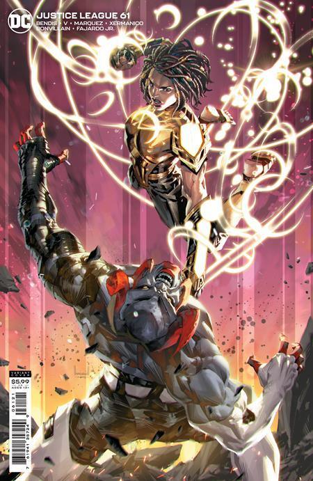 JUSTICE LEAGUE VOL 4 #61 CVR B KAEL NGU CARD STOCK VAR