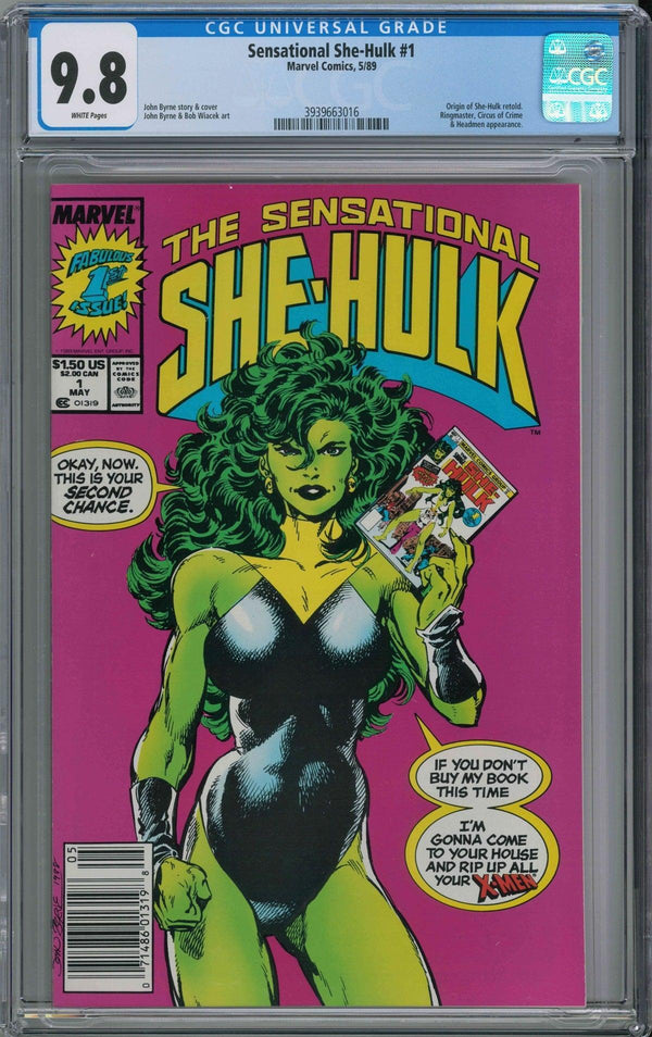 CGC SENSATIONAL SHE-HULK #1 (9.8)