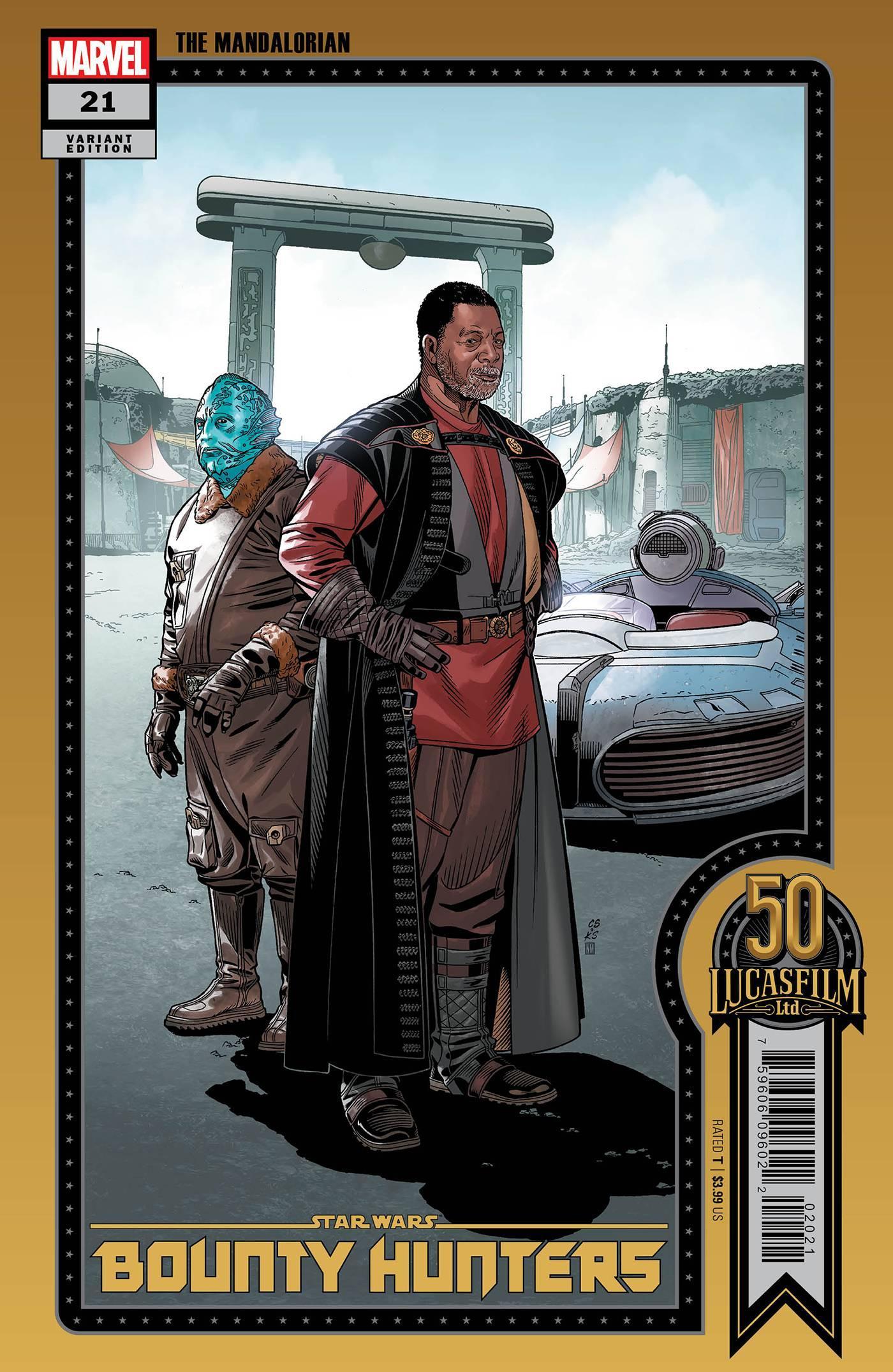 STAR WARS BOUNTY HUNTERS (2020) #21 SPROUSE LUCASFILM 50TH VAR - Kings Comics