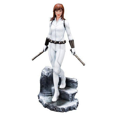 MARVEL UNIVERSE BLACK WIDOW WHITE COSTUME PX ARTFX PREMIER