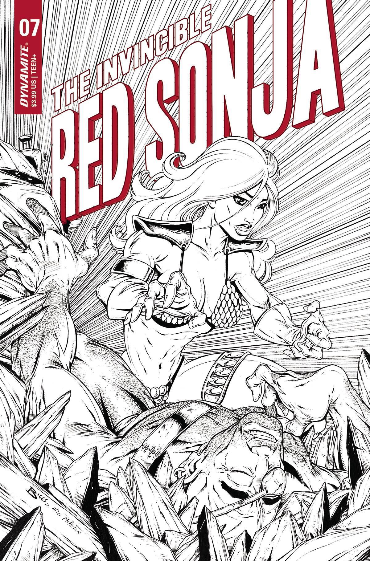 INVINCIBLE RED SONJA #7 CVR Q 11 COPY FOC INCV MCFARLANE HOM - Kings Comics
