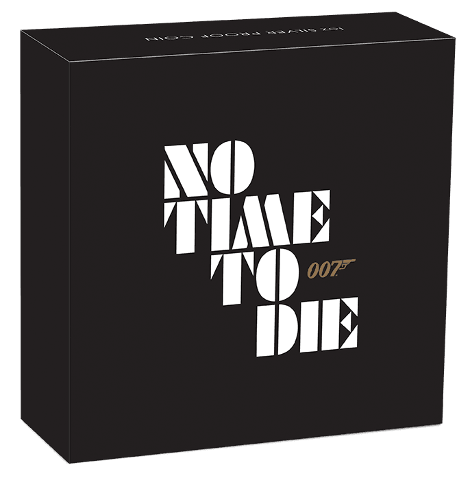 JAMES BOND NO TIME TO DIE 2020 1oz SILVER PROOF COIN - Kings Comics