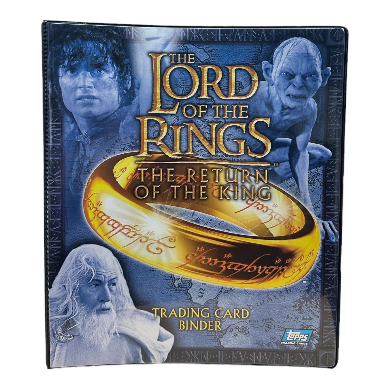 TOPPS LORD OF THE RINGS RETURN OF THE KING CARD BINDER ALBUM - Kings Comics