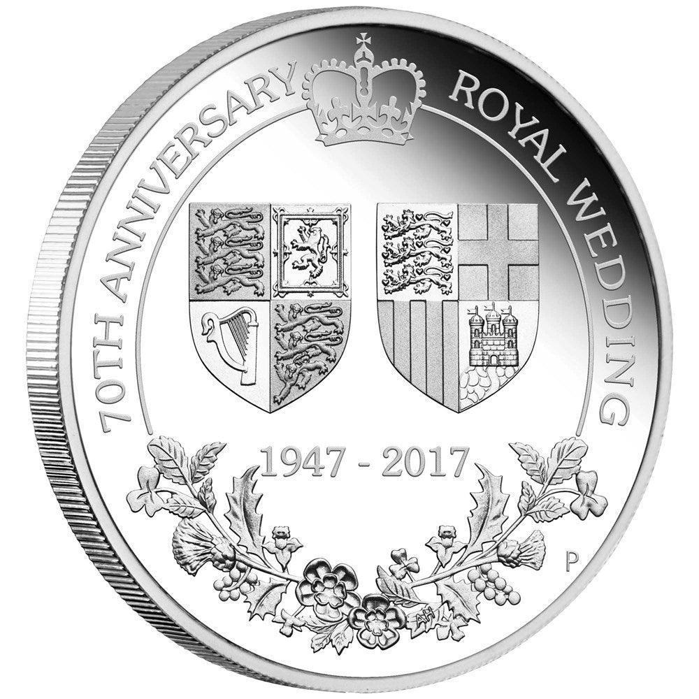 70TH ANNIVERSARY OF THE ROYAL WEDDING 2017 1oz SILVER PROOF COIN - Kings Comics