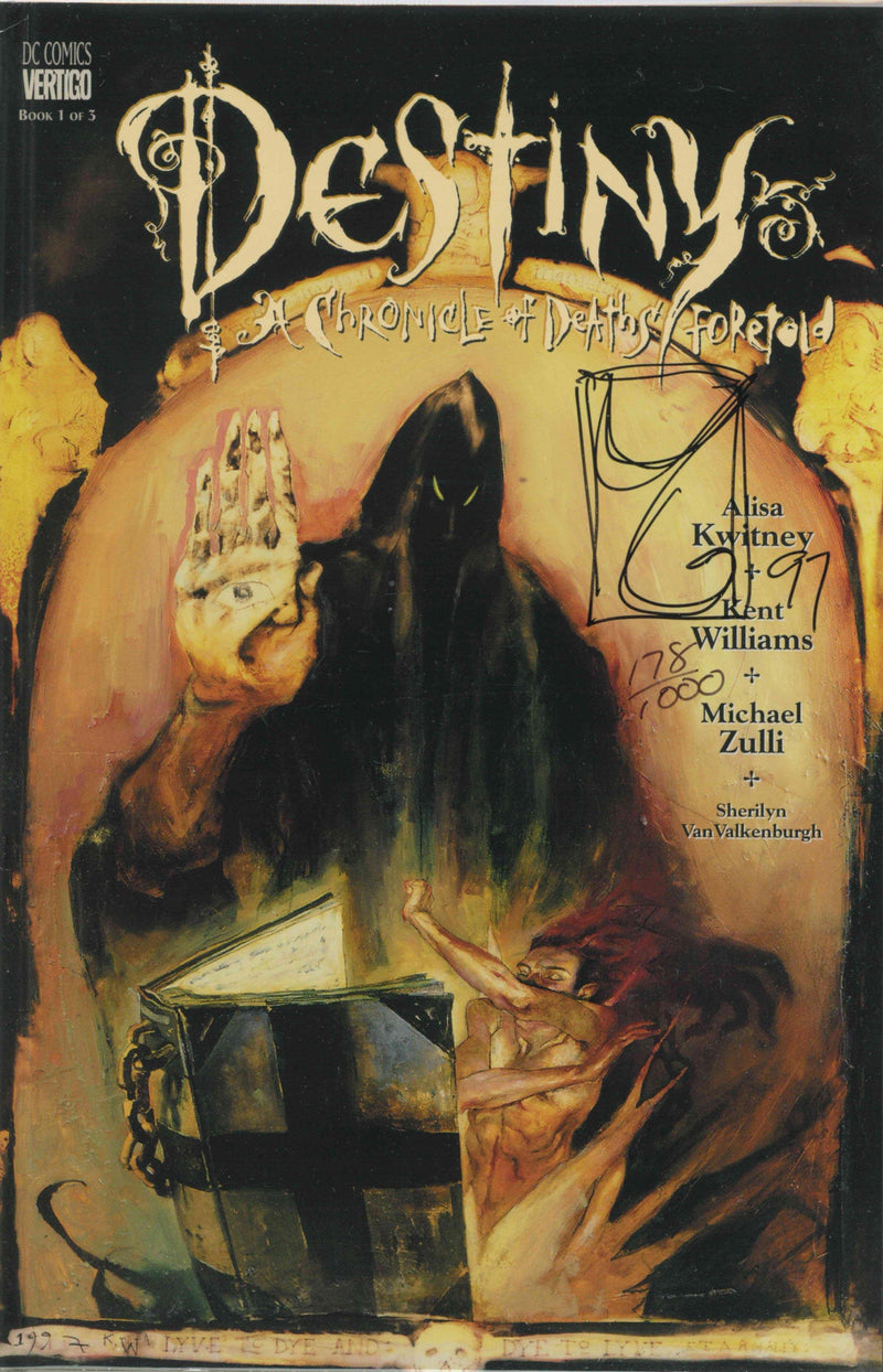 DESTINY A CHRONICLE OF DEATHS FORETOLD #1 - SIGNED BY MICHAEL ZULLI