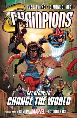 CHAMPIONS VOL 4 (2020) #1 RON LIM VAR