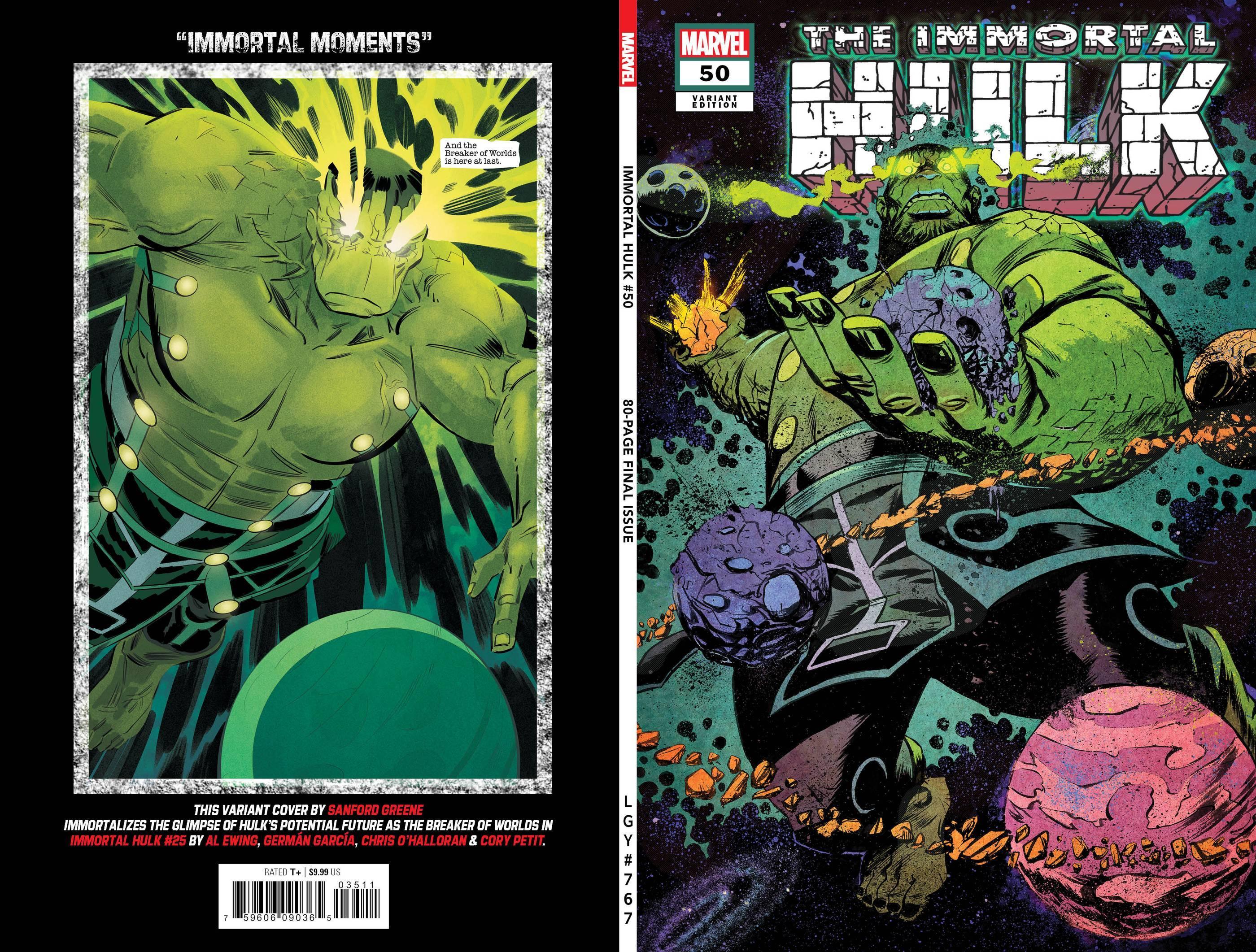 IMMORTAL HULK #50 GREENE VAR - Kings Comics
