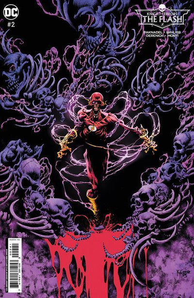 KNIGHT TERRORS FLASH (2023) #2 CVR D INC 1:25 KYLE HOTZ & MIKE SPICER CARD STOCK VAR