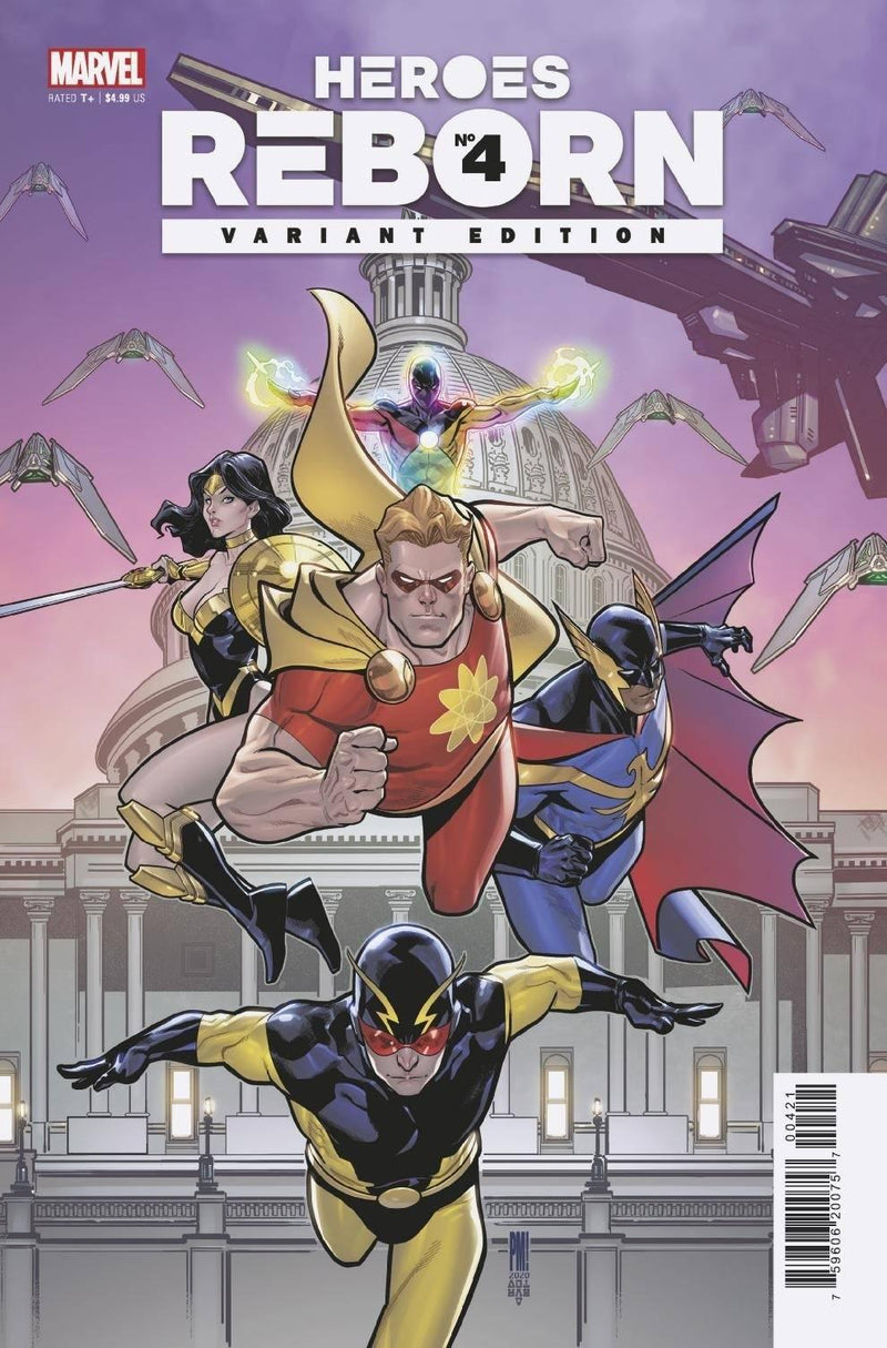 HEROES REBORN #4 MEDINA SQUADRON SUPREME VAR
