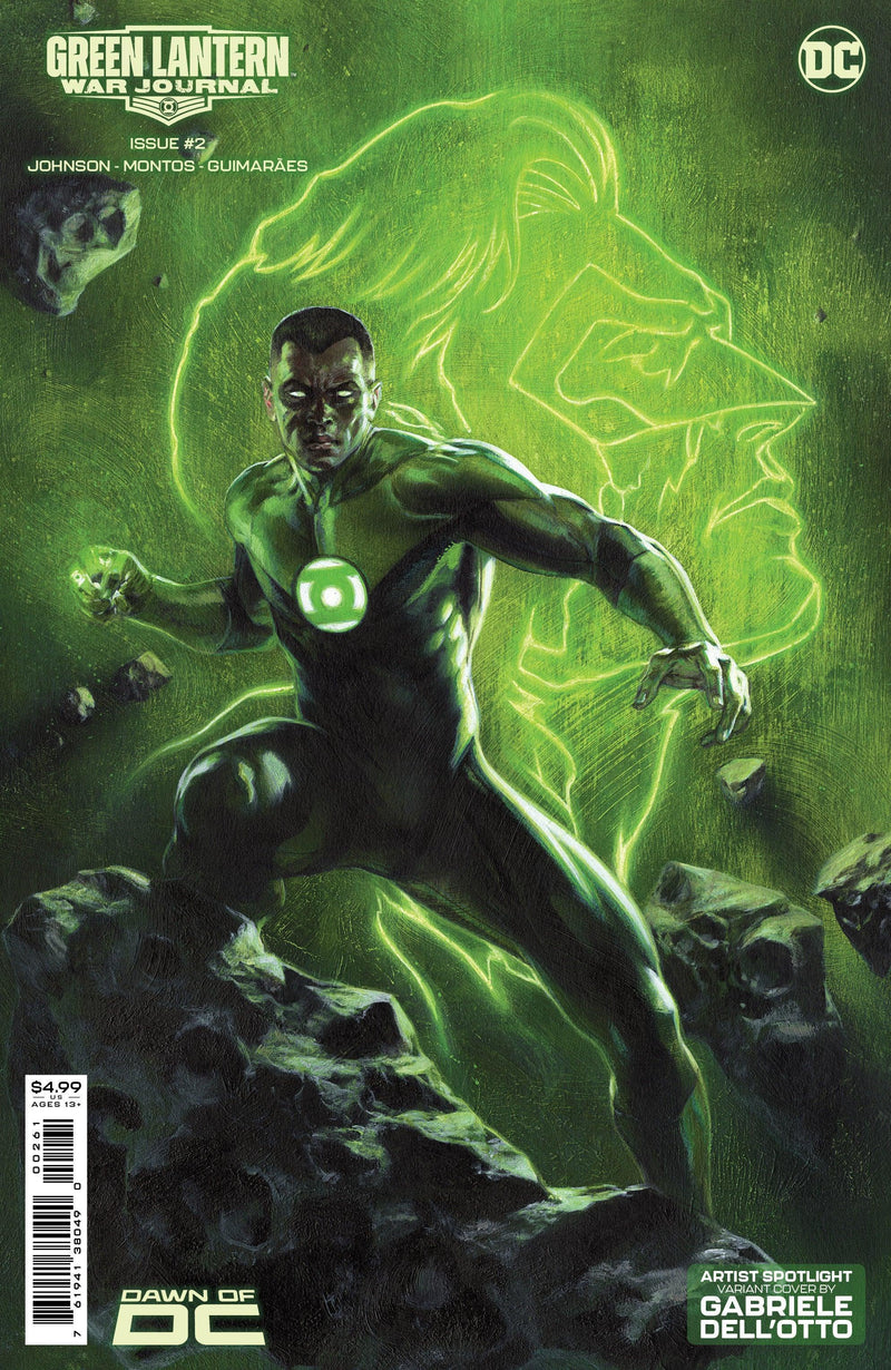 GREEN LANTERN WAR JOURNAL (2023) #2 CVR D GABRIELE DELL OTTO ARTIST SPOTLIGHT CARD STOCK VAR