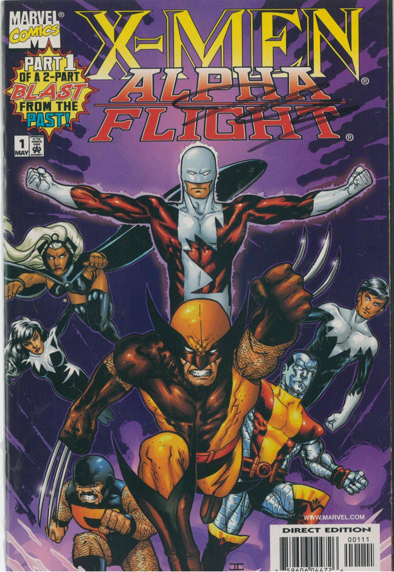 X-MEN ALPHA FLIGHT (1998) SET OF TWO - SIGNED BY JOHN CASSADAY (NM)