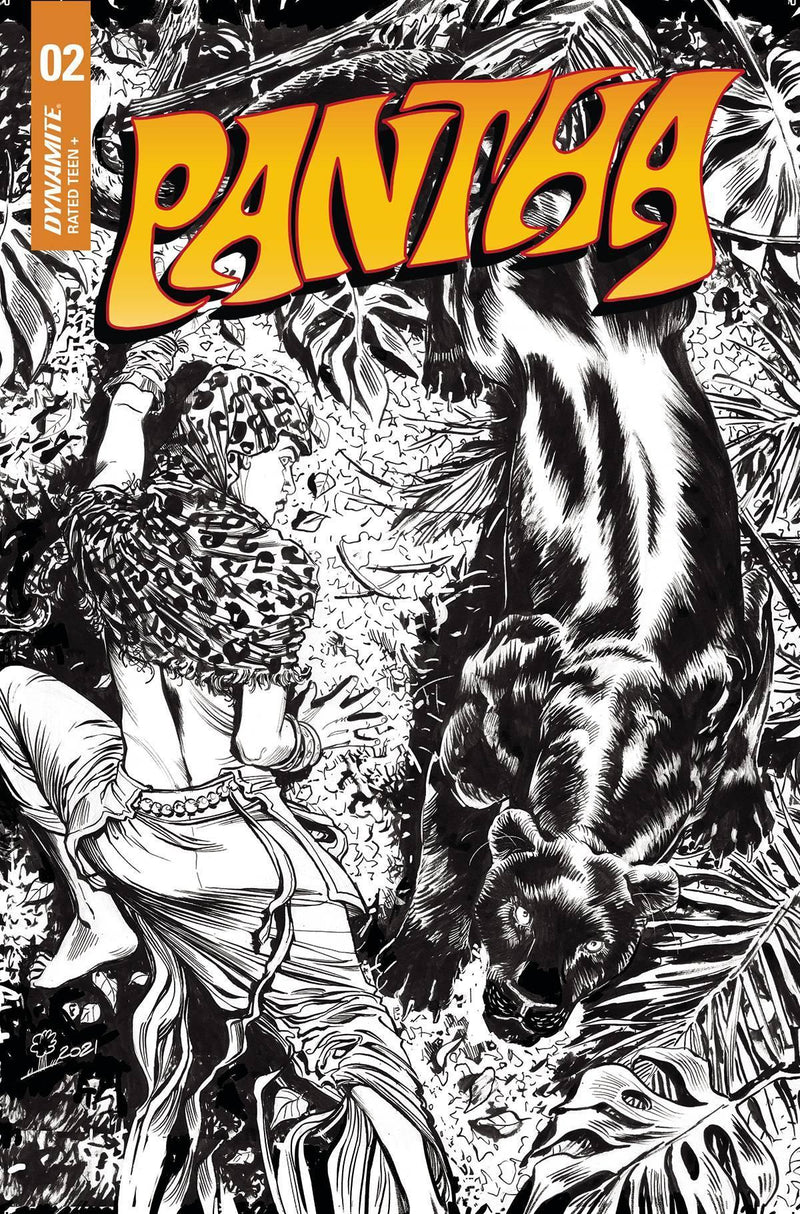 PANTHA VOL 3 #2 CVR F 10 COPY INCV PIANTA B&W
