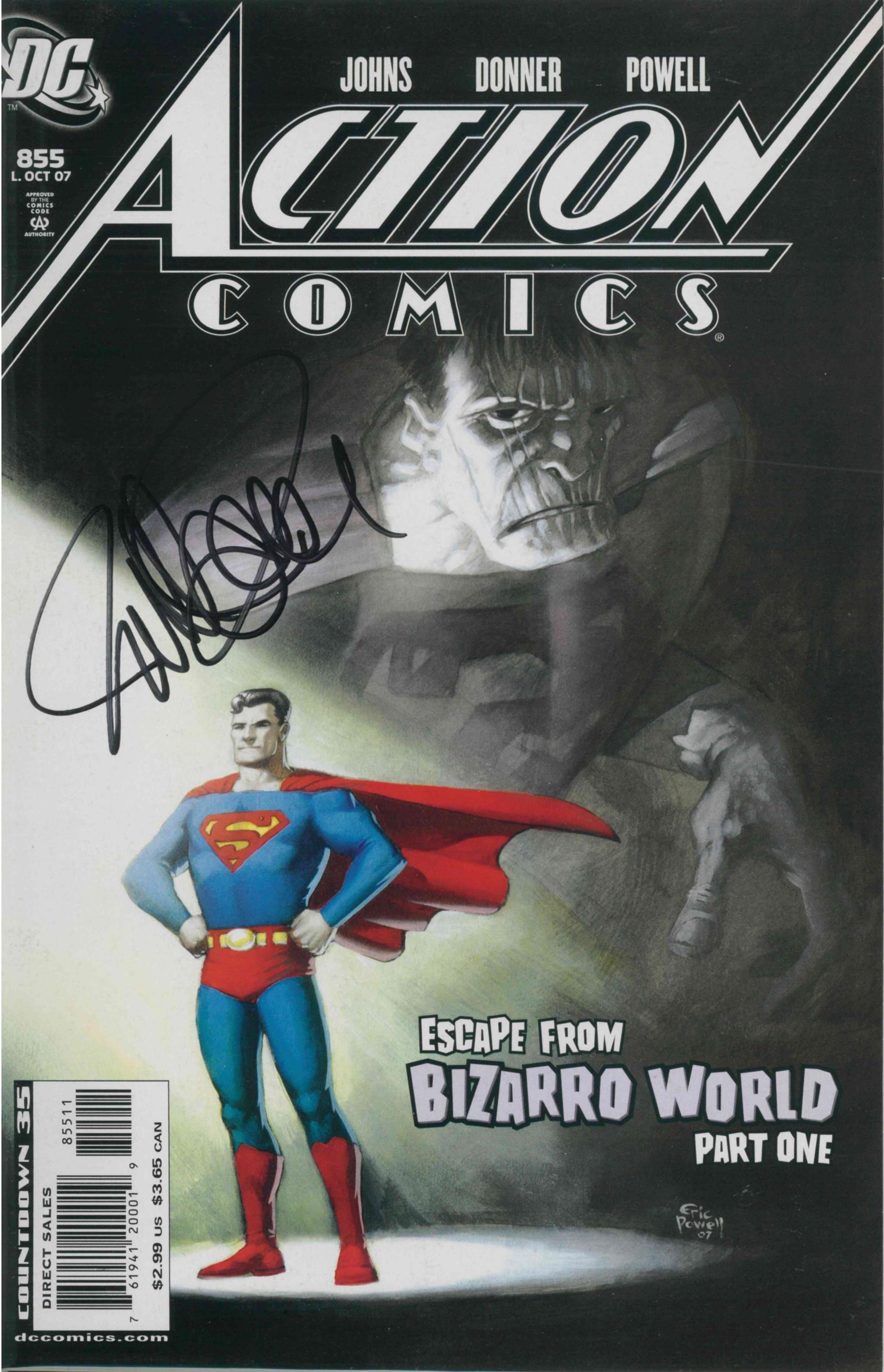 ACTION COMICS #855 - SIGNED BY RICHARD DONNER - Kings Comics