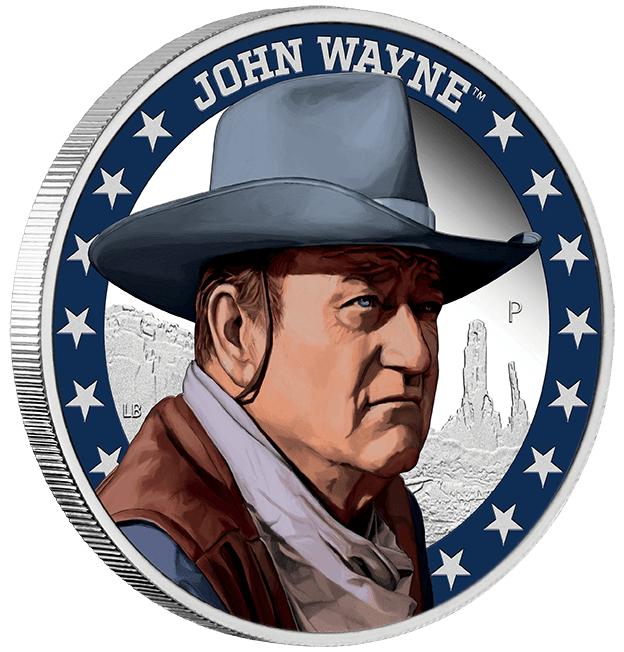 JOHN WAYNE 2020 1oz SILVER PROOF COIN - Kings Comics