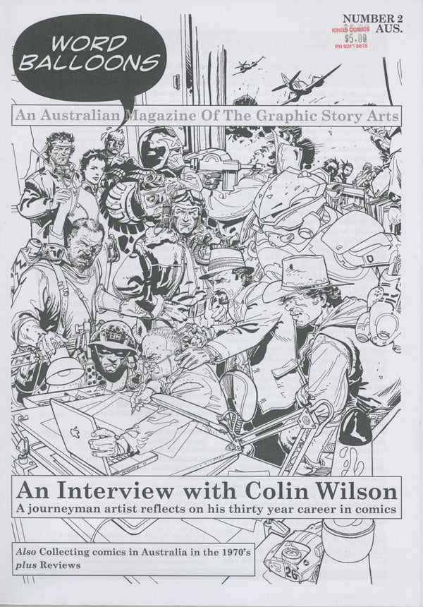 WORD BALLOONS #2 - AN AUSTRALIAN MAGAZINE OF THE GRAPHIC STORY ARTS