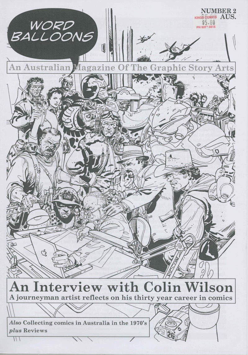WORD BALLOONS #2 - AN AUSTRALIAN MAGAZINE OF THE GRAPHIC STORY ARTS