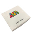 NINTENDO SUPER MARIO LAPEL PIN SET - BATTLE DAMAGED SEE NOTES