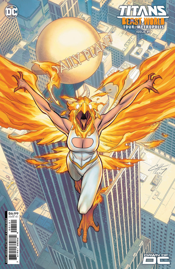 TITANS BEAST WORLD TOUR METROPOLIS (2023) #1 (ONE SHOT) CVR B CLAYTON HENRY CARD STOCK VAR