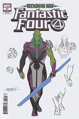 FANTASTIC FOUR VOL 6 (2018) #41 10 COPY INCV SILVA CONCEPT ART VAR