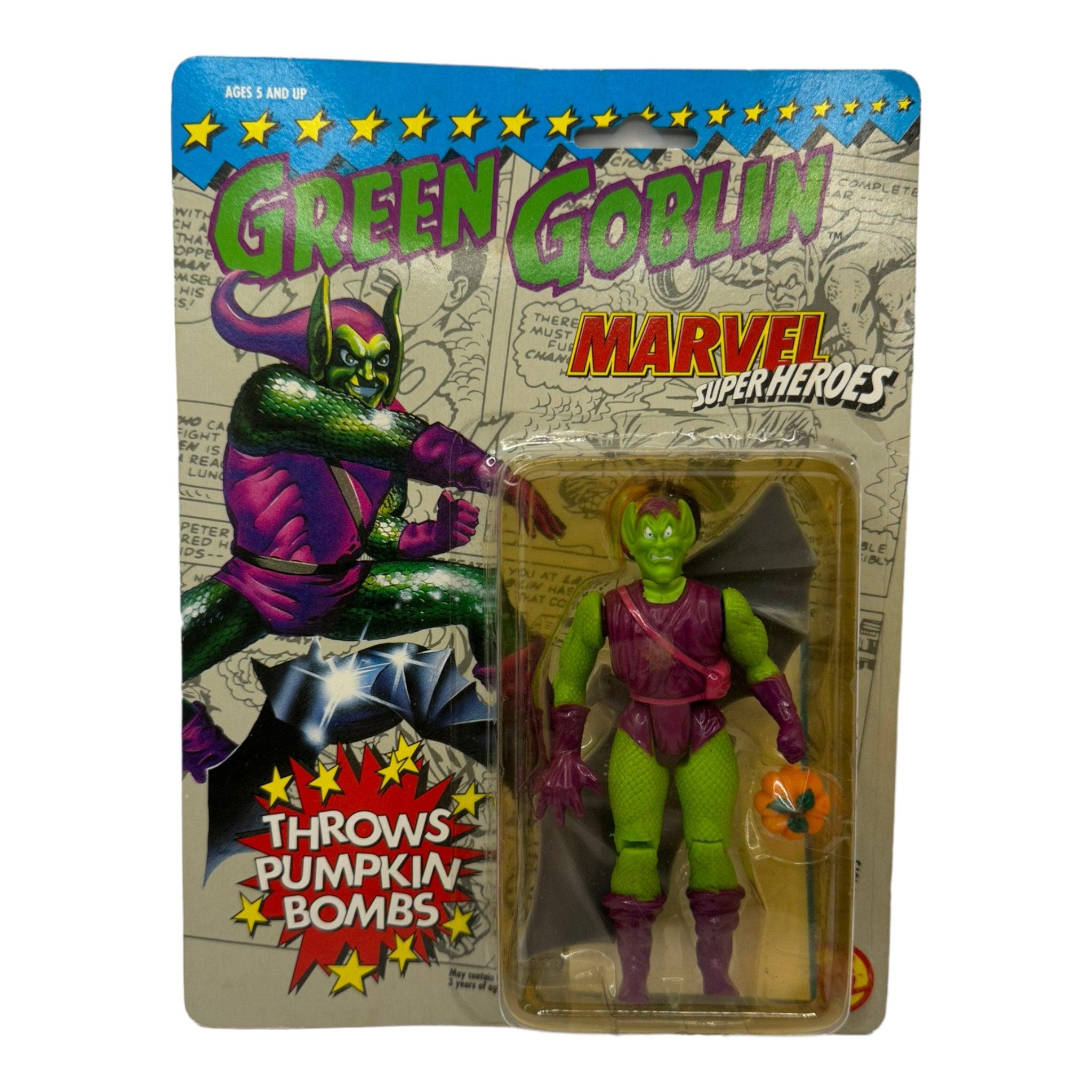 1991 TOYBIZ MARVEL SUPER HEROES SERIES 2 GREEN GOBLIN AF - Kings Comics