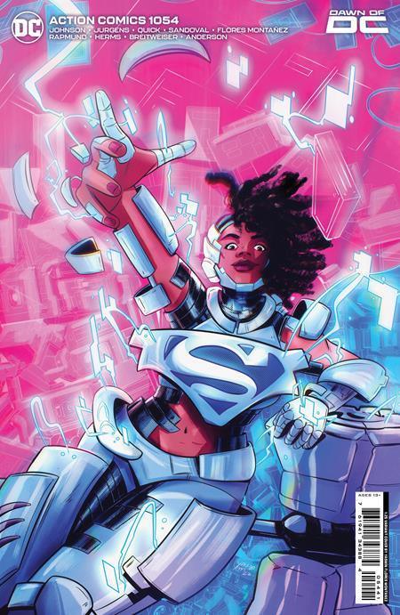 ACTION COMICS VOL 2 #1054 CVR E INC 1:25 YASMIN FLORES MONTANEZ CARD STOCK VAR