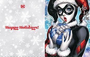 HARLEY QUINN VOL 4 (2021) #34 CVR C STANLEY ARTGERM LAU DC HOLIDAY CARD SPECIAL EDITION VAR