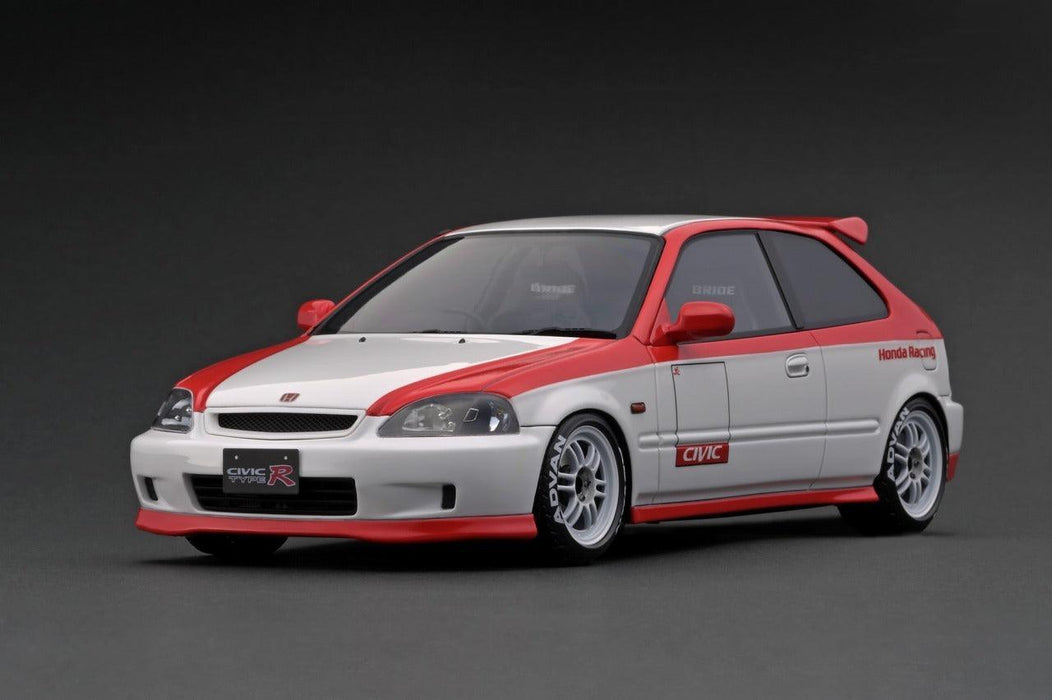 IGNITION MODEL 1/18 HONDA CIVIC EK9 TYPE R WHITE RED — Kings Comics
