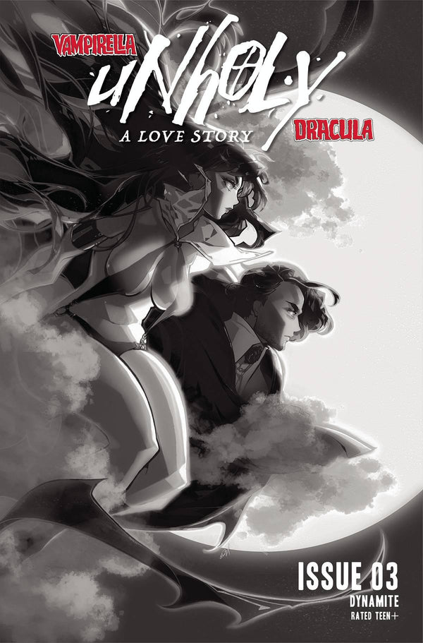 VAMPIRELLA DRACULA UNHOLY #3 CVR H 20 COPY INCV BESCH B&W