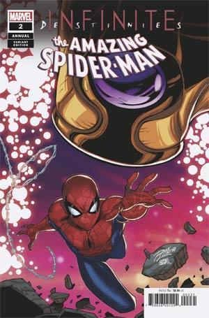 AMAZING SPIDER-MAN VOL 5 (2018) ANNUAL #2 RON LIM CONNECTING VAR INFD