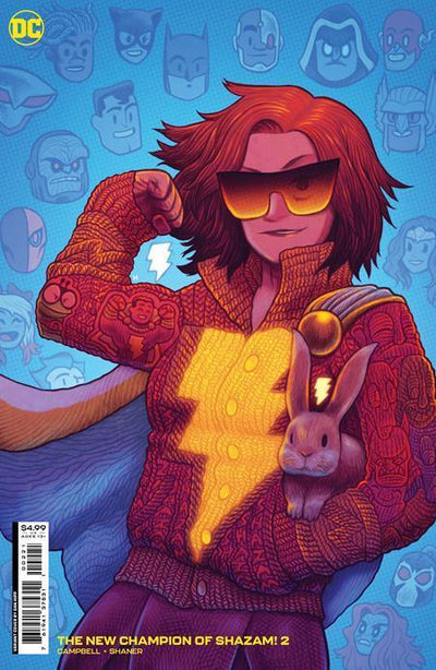 NEW CHAMPION OF SHAZAM (2022) #2 CVR B DAN HIPP CARD STOCK VAR