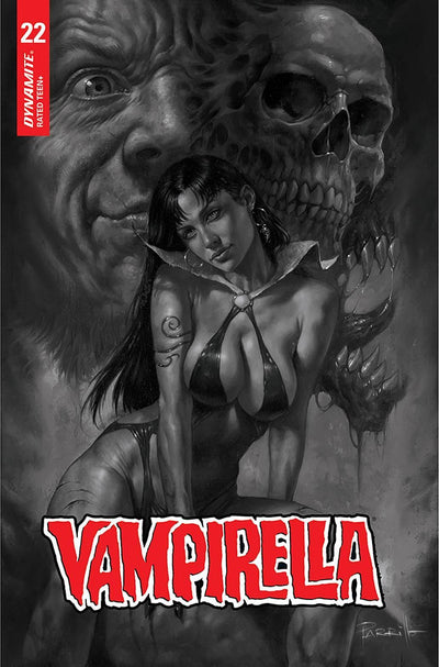 VAMPIRELLA VOL 8 #22 10 COPY PARRILLO B&W INCV
