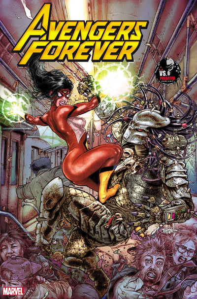 AVENGERS FOREVER VOL 2 (2021) #8 RYP PREDATOR VAR